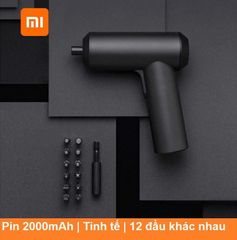 Máy Bắn Vít Điện Cầm Tay Xiaomi Mijia 12 Đầu, Pin 2000mAh, Mô-Men Xoắn 5Nm, Bộ Sửa Chữa Đồ Gia Dụng, Thiết Kế Hiện Đại