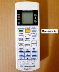 Điều Khiển Điều Hòa Panasonic 1&2 Chiều Inverter Chính Hãng - Tặng Kèm Pin - Thiết Kế Nhỏ Gọn, Dễ Dàng Sử Dụng