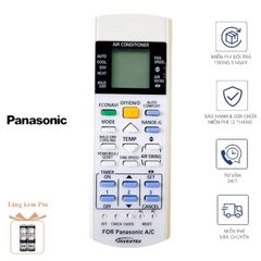 Điều Khiển Điều Hòa Panasonic 1&2 Chiều Inverter Chính Hãng - Tặng Kèm Pin - Thiết Kế Nhỏ Gọn, Dễ Dàng Sử Dụng