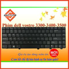 Bàn Phím Laptop Dell Vostro 3300/3400/3500 - Thay Thế US Layout, Bảo Hành 09 Tháng, Chất Lượng Cao, Độ Nhạy Tốt