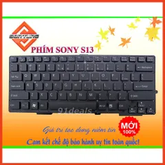Bàn Phím Sony Vaio S13 SVS13A - Phụ Kiện Laptop Đen 6 Cell 4400mAh, Bảo Hành 9 Tháng, 1 Đổi 1 Chính Hãng