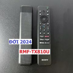 Điều Khiển Tivi Sony RMF-TX810U 2024 - Remote Giọng Nói, Hàng Chính Hãng, Tặng Kèm Pin, Phím Bấm Êm, Tương Thích 4K 8K