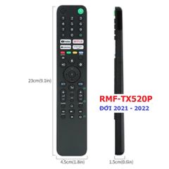 Điều Khiển Tivi Sony Giọng Nói RMF-TX520P - Remote Hàng Mới 2021-2022, Phím Bấm Nhạy, Kèm Pin, Made in Malaysia