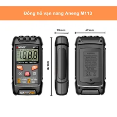 Đồng Hồ Đo Điện Diymore ANENG M113 - Đồng Hồ Vạn Năng Kỹ Thuật Số Đo Điện Áp, Dòng Điện, Điện Trở, An Toàn, Tiện Lợi