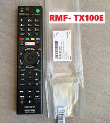 Điều Khiển Remote Tivi SONY RMF-TX100E SmartTV Hàng Mới - Thay Thế Tivi Sony, Tặng Sẵn Pin, Phím Êm, Kết Nối IR + Bluetooth