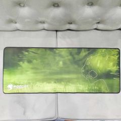 Miếng Lót Chuột Gaming Roccat Xanh Lá 80x30cm Chống Nước, Bề Mặt Trơn, Dày 3mm, Siêu Bền, Chống Trơn Trượt