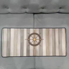 Tấm Lót Bàn Làm Việc Chống Trượt Bánh Lái Tàu Thủy 70x30cm - Cao Su Dày 3mm Chống Nước, Lướt Chuột Dễ Dàng, Phù Hợp Game Thủ
