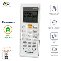 Điều khiển Điều Hòa Panasonic 2 Chiều Mới Fullbox - Giảm Sâu 16 Độ Kèm Pin và Đế Treo, Hàng Chính Hãng