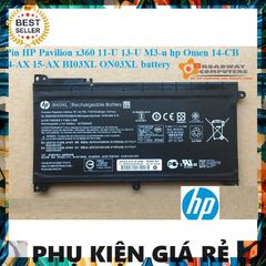 Pin Laptop HP Pavilion x360 11-U, 13-U, M3-u, Omen 14-CB, 14-AX, 15-AX - Hàng Zin 3 Cell, Bảo Hành 6 Tháng