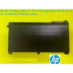 Pin Laptop HP Pavilion x360 11-U, 13-U, M3-u, Omen 14-CB, 14-AX, 15-AX - Hàng Zin 3 Cell, Bảo Hành 6 Tháng