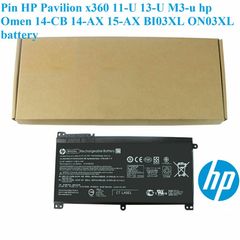 Pin Laptop HP Pavilion x360 11-U, 13-U, M3-u, Omen 14-CB, 14-AX, 15-AX - Hàng Zin 3 Cell, Bảo Hành 6 Tháng