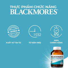 Viên Dầu Cá Blackmores Omega Double High Strength 90 Viên - Hỗ Trợ Tim Mạch, Thị Lực & Làn Da Khỏe Mạnh, Dễ Uống Hàng Ngày