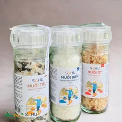 Muối Ớt Đỏ Cao Cấp Sahu - Hương Vị Cay Nhẹ Từ Giống Ớt Bản Địa Nguyên Chất - Gia Vị Thêm Hương Đặc Sắc Cho Món Ăn