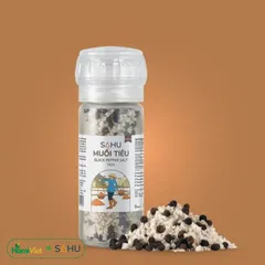 Muối Tiêu Đen Cao Cấp Sahu - Tiêu Đen Thượng Hạng Từ Tiên Phước - Nguyên Liệu Nấu Ăn Tự Nhiên và An Toàn