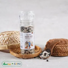 Muối Tiêu Đen Cao Cấp Sahu - Tiêu Đen Thượng Hạng Từ Tiên Phước - Nguyên Liệu Nấu Ăn Tự Nhiên và An Toàn