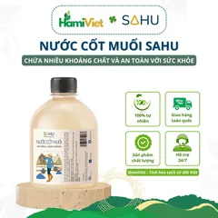 Nước cốt muối Sahu được thu hoạch trên đồng muối truyền thống Sa Huỳnh nhiều khoáng chất tự nhiên