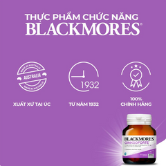 Viên uống Blackmores Ginkgoforte 40 viên - Hỗ trợ trí nhớ, tuần hoàn máu não, cải thiện tập trung từ Úc