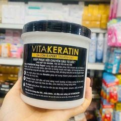 Kem ủ tóc VITAKERATIN 500ml - Phục hồi và nuôi dưỡng tóc hư tổn, giúp tóc mềm mượt và chắc khỏe tự nhiên.