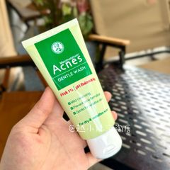 Gel Rửa Mặt Acnes Gentle Wash 100g - Sữa Rửa Mặt Ngăn Ngừa Mụn, Làm Sạch Sâu, Dành Cho Da Nhờn, Cảm Giác Thoải Mái