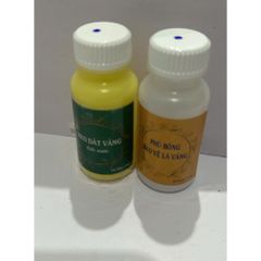 Combo Dát Vàng Gốc Nước A Gold - 50 Lá Vàng, Keo, Phủ & Chổi Dụng Cụ Trang Trí Đồ Vật Thủ Công