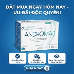 Thực Phẩm Bổ Sung ANDROMAS Dạng Bột Pha Uống Cho Nam Giới - Hỗ Trợ Sức Khỏe - Hộp 30 Gói Tiện Lợi