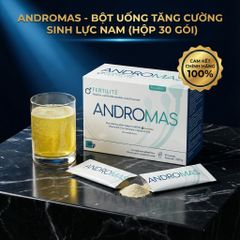 Thực Phẩm Bổ Sung ANDROMAS Dạng Bột Pha Uống Cho Nam Giới - Hỗ Trợ Sức Khỏe - Hộp 30 Gói Tiện Lợi