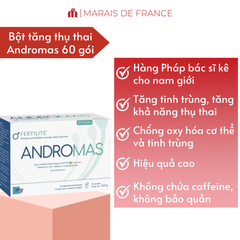 Thực Phẩm Bổ Sung ANDROMAS Dạng Bột Pha Uống Cho Nam Giới - Hỗ Trợ Sức Khỏe - Hộp 30 Gói Tiện Lợi