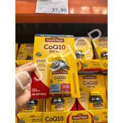 Viên Uống CoQ10 Nature Made 200mg 140 Viên - Hỗ Trợ Tim Mạch, Bảo Vệ Sức Khỏe Tối Ưu từ Mỹ