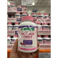 Viên Uống Đẹp Da Tóc Móng Nature's Bounty - 250 Viên Hỗ Trợ Sắc Đẹp, Giúp Tóc Mọc Nhanh, Da Mịn Màng, Mỹ Phẩm Chất Lượng Cao