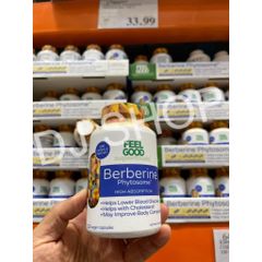 Viên Uống Feel Good Superfoods® Berberine Phytosome™ Hỗ Trợ Đường Huyết & Cholesterol 120 Viên - Sản Phẩm Tự Nhiên Chất Lượng Cao