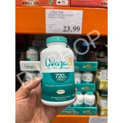 [DJ SHOP] Hộp Đựng Viên Trợ Tổng Thể Ovega-3 Plant Based Của Mỹ 180 Viên