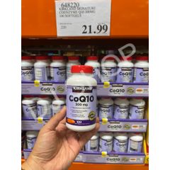 Viên Uống Hỗ Trợ Tim Mạch Kirkland Coenzyme Q10 300mg - Giúp Ổn Định Huyết Áp, Tăng Cường Sức Khỏe Tim Mạch 100 Viên Mỹ