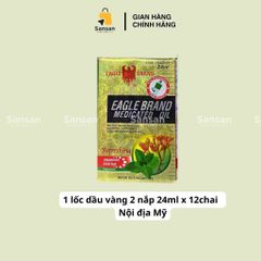 Dầu Gió Xanh Eagle Brand Chính Hãng - Sản Phẩm Medicated Oil Nổi Tiếng Từ Singapore, Hỗ Trợ Giảm Đau, Giảm Ngứa