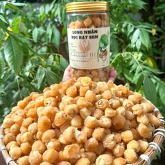 Long Nhãn Ôm Sen Hưng Yên 300g - Hạt Dinh Dưỡng Ngọt Dịu, Thơm Ngon, Quà Tặng Sang Trọng Cho Tết và Dịp Lễ
