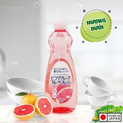 Nước Rửa Chén Trung Tính Rocket Soap 600g - Hương Bưởi Hồng, An Toàn Với Da Tay, Tiện Lợi Cho Bếp và Kính.