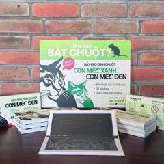 Bẫy Keo Dính Chuột Con Mèo Đen - Kích Thước 30x30cm, Siêu Dính, Chất Liệu Bìa Cứng, Dễ Sử Dụng, Hiệu Quả Cao, Bắt Chuột Đơn Giản
