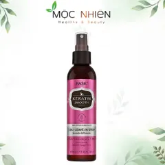 Xịt Dưỡng Tóc Hask Keratin Protein 5-in-1 175ml - Giảm Frizz, Dưỡng Ẩm, Bảo Vệ Tóc Nhiệt, Gỡ Rối, Tăng Độ Bóng Tự Nhiên
