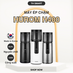 Máy Ép Chậm Trái Cây Rau Củ HUROM H400 Made In Korea - Công Nghệ Ép Nguyên Quả Giữ Chất - Thương Hiệu Cao Cấp Hàn Quốc