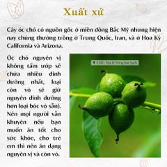 Hạt óc chó nguyên vỏ 500GR CAO Food nhập khẩu Mỹ - Hạt dinh dưỡng cao cấp, giàu protein và chất béo tốt cho sức khỏe