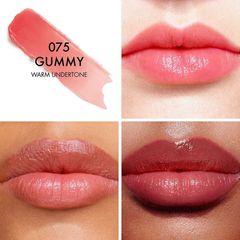 Son Dưỡng Môi Dior Addict Lip Glow Balm 075 Gummy Lipstick Màu Hồng Đào - Dưỡng Ẩm và Tăng Cường Sắc Đẹp, Hàng Chính Hãng
