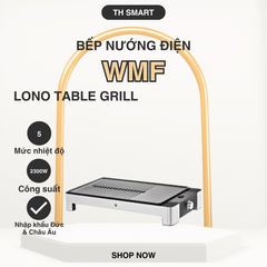 Bếp Nướng Điện WMF Lono 2300W - Tiệc BBQ Sang Trọng, Thiết Kế Thép Không Gỉ Cromargan, Dễ Dàng Vệ Sinh, Lý Tưởng Cho Gia Đình