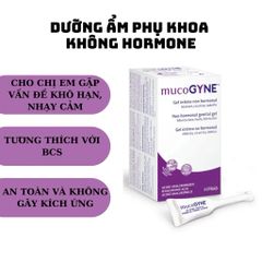 Dưỡng ẩm phụ khoa Mucogyne Gel Intime không Hormone hộp 8 ống x 5ml