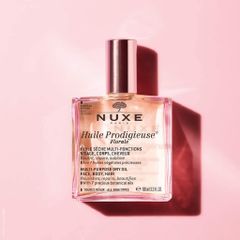 Dầu Khô Đa Năng Nuxe Huile Prodigieuse Florale 50ml - Dưỡng Da, Dưỡng Tóc, Hương Hoa Tươi Mát từ Pháp