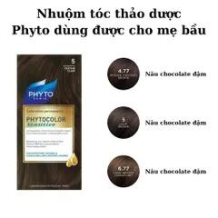 Nhuộm Tóc Phyto Phytocolor Sensitive Dành Cho Mẹ Bầu - Chiết Xuất Thảo Dược, An Toàn, Dễ Dùng Tại Nhà