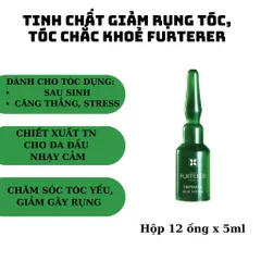 Tinh chất giảm rụng tóc, tóc chắc khoẻ Furterer Triphasic Reactional 2in1 hộp 12 ống vỏ móp