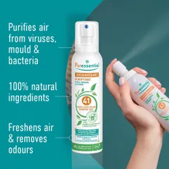 [98% tự nhiên] Tinh Dầu Xịt Puressentiel Purfiying khử khuẩn không khí, khử mùi hôi