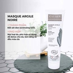 Mặt Nạ Đất Sét Cattier Paris - Masque Argile Đen, Xanh, Hồng, Tím - Chăm Sóc Da Dầu, Nhạy Cảm, Thiếu Sức Sống, Giải Độc Da