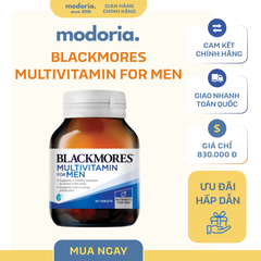 Viên Đa Vitamin Blackmores Dành Cho Nam Giới 50 Viên - Bổ Sung Vitamin & Khoáng Chất Hỗ Trợ Sức Khỏe Hàng Ngày