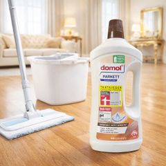 Nước Lau Sàn Gỗ Domol Parkett 1L - Dung Dịch Làm Sạch Hiệu Quả, Khô Nhanh, Không Cặn An Toàn Cho Gia Đình