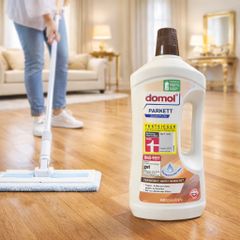 Nước Lau Sàn Gỗ Domol Parkett 1L - Dung Dịch Làm Sạch Hiệu Quả, Khô Nhanh, Không Cặn An Toàn Cho Gia Đình